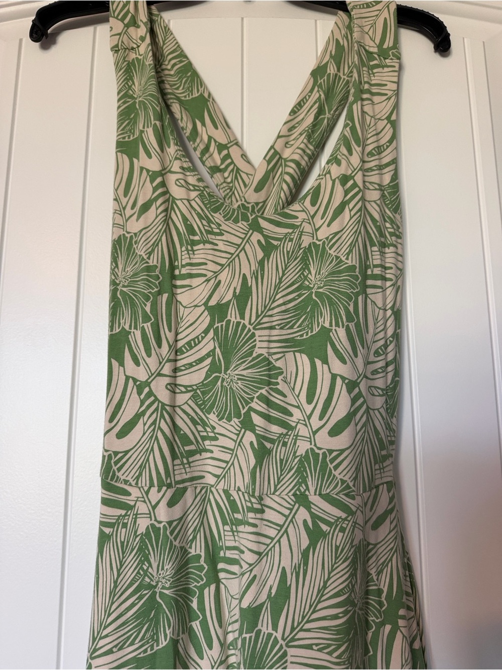 Jade Palms Fit & Flare Open Back Maxi Dress - Picture 3 of 5
